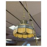 Stained Glass Hanging Light 10.5 in