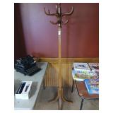 6' antique hall tree