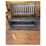 Wooden Rocking Bench 50 in