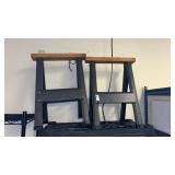 2 Heavy Duty Saw Horses