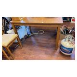Wood Dinette Table 48 c 38 in & 4 Chairs**
