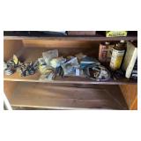 Cable clamps, door pins, and other parts