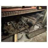 Shelf Lot of Metal and Car Parts