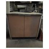 28 X 31in Metal door storage cabinet with s