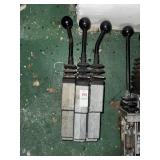 3 Quadrastat control levers