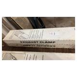 2 exhaust clamps
