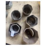 Lot of Industrial Wheel Locknut Sockets
