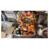 Tote of Halloween Decorations