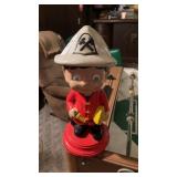 Vintage Ceramic Firefighter Statue