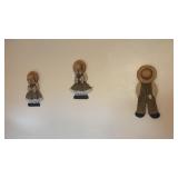 3 Pc Amish Family Wall Decor