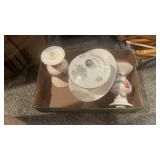 Ceramic candle holders, Candy Dish