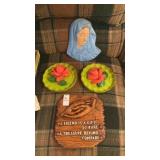 Vintage Ceramic Wall Pieces