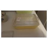 Pyrex Yellow Refrigerator Dish