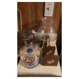 Thermometers, Hershey Cans and Candle Holder