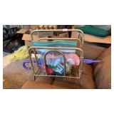 Magazine Rack and Picnic Cups & Plates