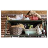 Baskets and Halloween Decor