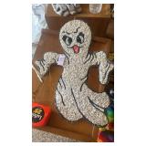 Vintage ghost melted plastic popcorn decoration