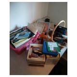 Office supplies, Cd's and misc lot