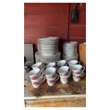 Vintage Floral China Set Service for 16