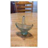 Decorative Glass vintage basket Rosenthal Netter