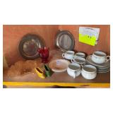 Lot of Tea Cups, Glassware and More