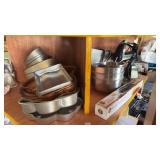 Baking Pans and and Mixer, Rolling Pins