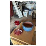 Hummingbird Feeder and Planter Pot
