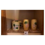 Vintage Porcelain Majolica Set