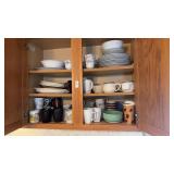 Lot of Mugs Cups and Plates