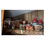 Lot of Rooster Decor