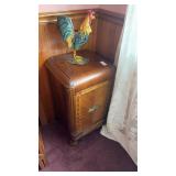 Small Vintage Wooden Nightstand