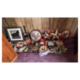 Lot of Rooster Decor