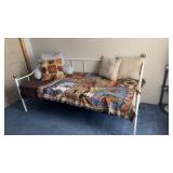 Day Bed with Blanket and Pillows