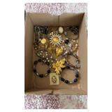 Tray Lot of Assorted Costume Jewelry