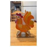 Vintage 1969 Wondermold Rooster Napkin Holder