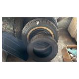 Assorted Tires and Wheels Various Sizes