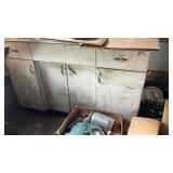 Vintage Metal Sink Cabinet NO CONTENTS