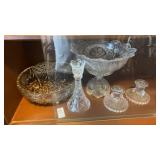 Crystal Bowls and Candle Holders