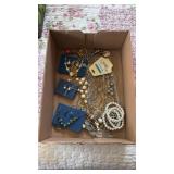 Tray Lot of Assorted Costume Jewelry