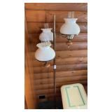 Fenton Style Hobnail Shade Floor Lamp