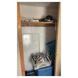Contents of Closet, Clothing, Totes Hangers and