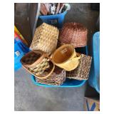 Assortment of baskets & longaberger basket
