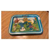 Smurf Metal TV Tray