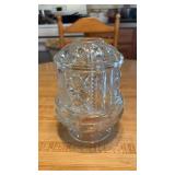 Vintage Indiana Glass Stars And Bars Clear