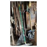 Lot of Shovels and misc. Hand Tools