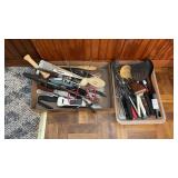 Two Trays of Kitchen Items