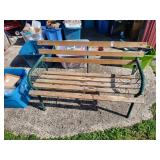 Wooden & metal bench