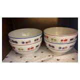 Longaberger Fruit Medley Berry Bowls Cereal