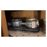 Temptations Old World Blue Soup Bowls and Trays