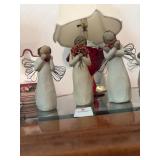 Set Of 3 Angel Decor